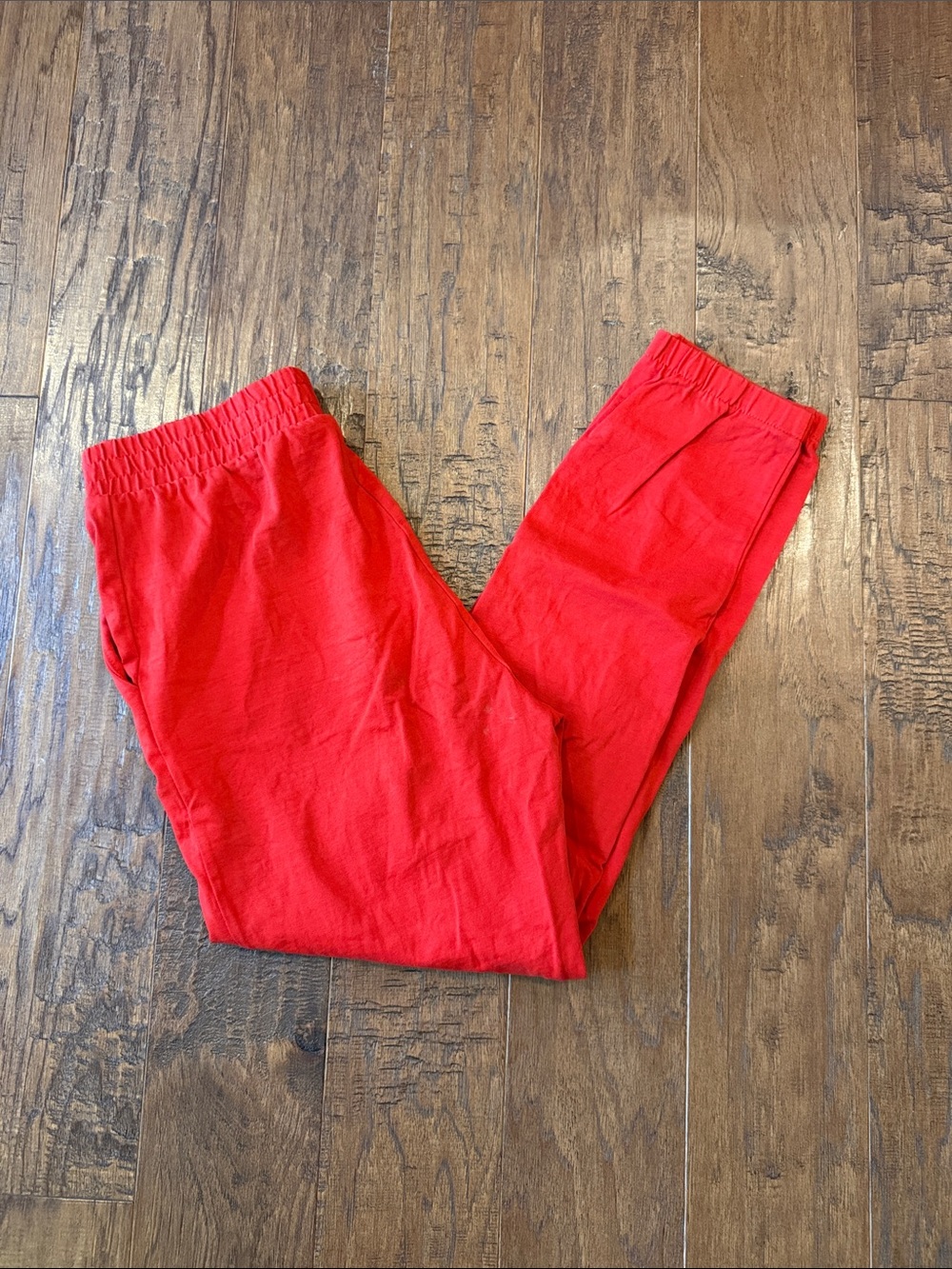 Zara Bright Red Womens Jogger Pants